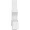 Ekena Millwork Davenport Architectural Grade PVC Gable Bracket, 108"W x 31 1/2"H x 6"D x 6"F, 7/12 Pitch GBP108X32X0606DAV00 - alternate 5
